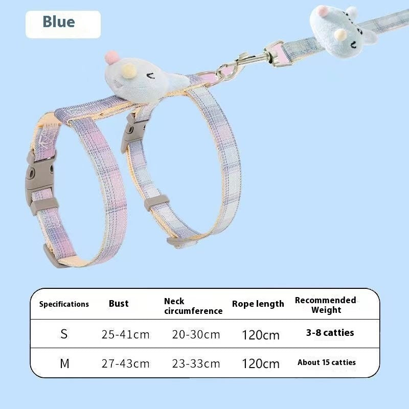 Pet Hand Holding Rope I-shaped Chest And Back Suit