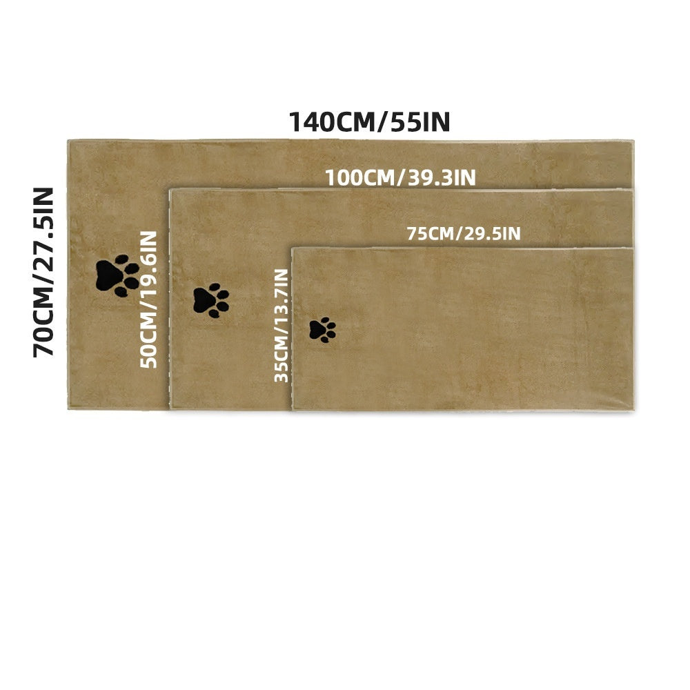 Pet Bath Towel Quick Drying Highly Absorbent Extra Large And Thick Made From Ultra Fine Microfiber