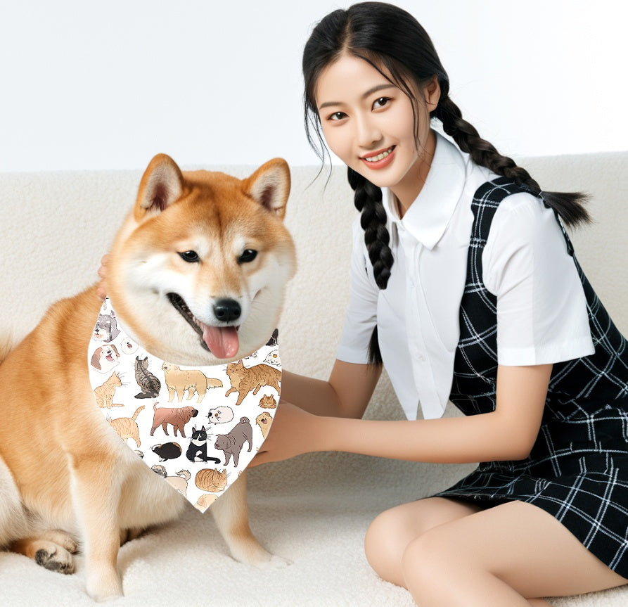 Reversible Pet Bandana