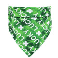 Pure cotton green pet scarf