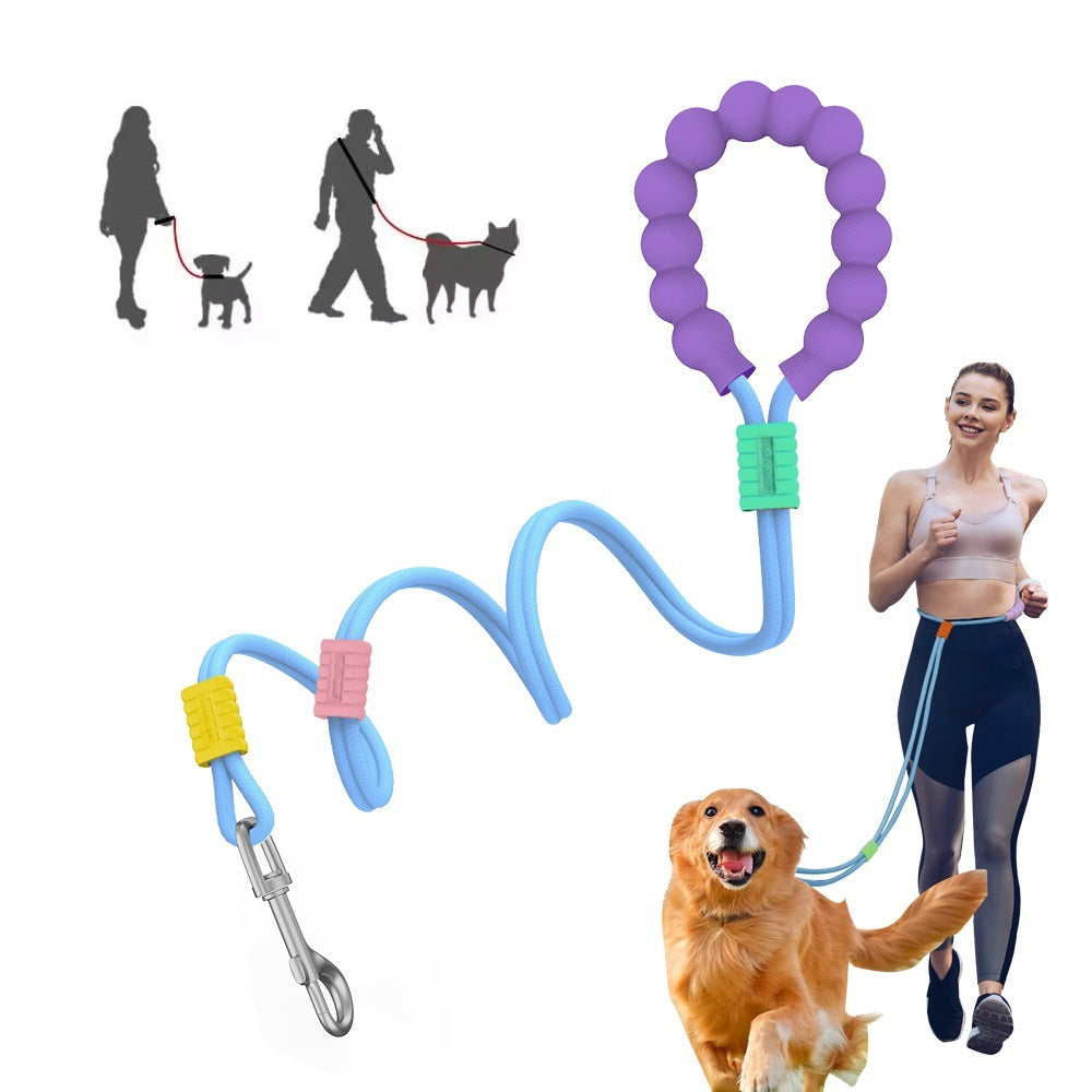 Versatile Pet Traction Leashes With A Comfortable Foam Handle Traction Rope For Dogs Anti Slip Traction Rope