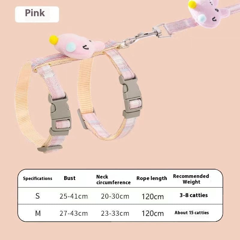 Pet Hand Holding Rope I-shaped Chest And Back Suit