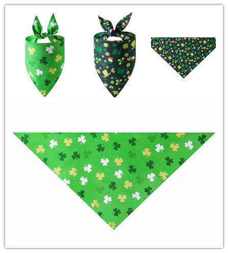 Irish Festival Pet Triangle Scarf Cuckold Festival Pet Scarf